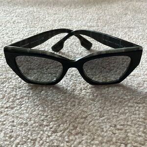 Burberry Black Geometric Sunglasses